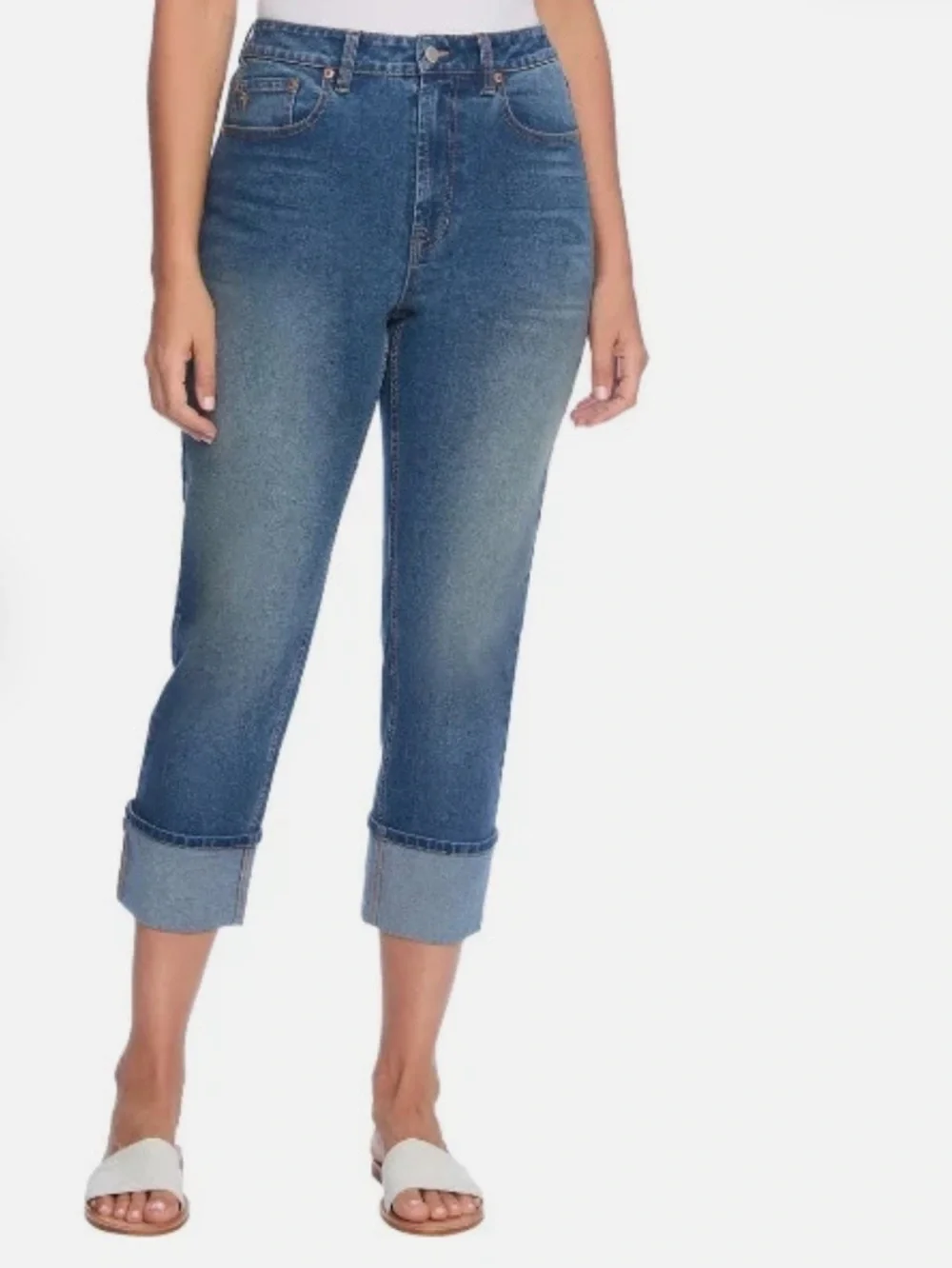 Frye High-Rise NWT Dark Blue Straight Jeans - 10/30